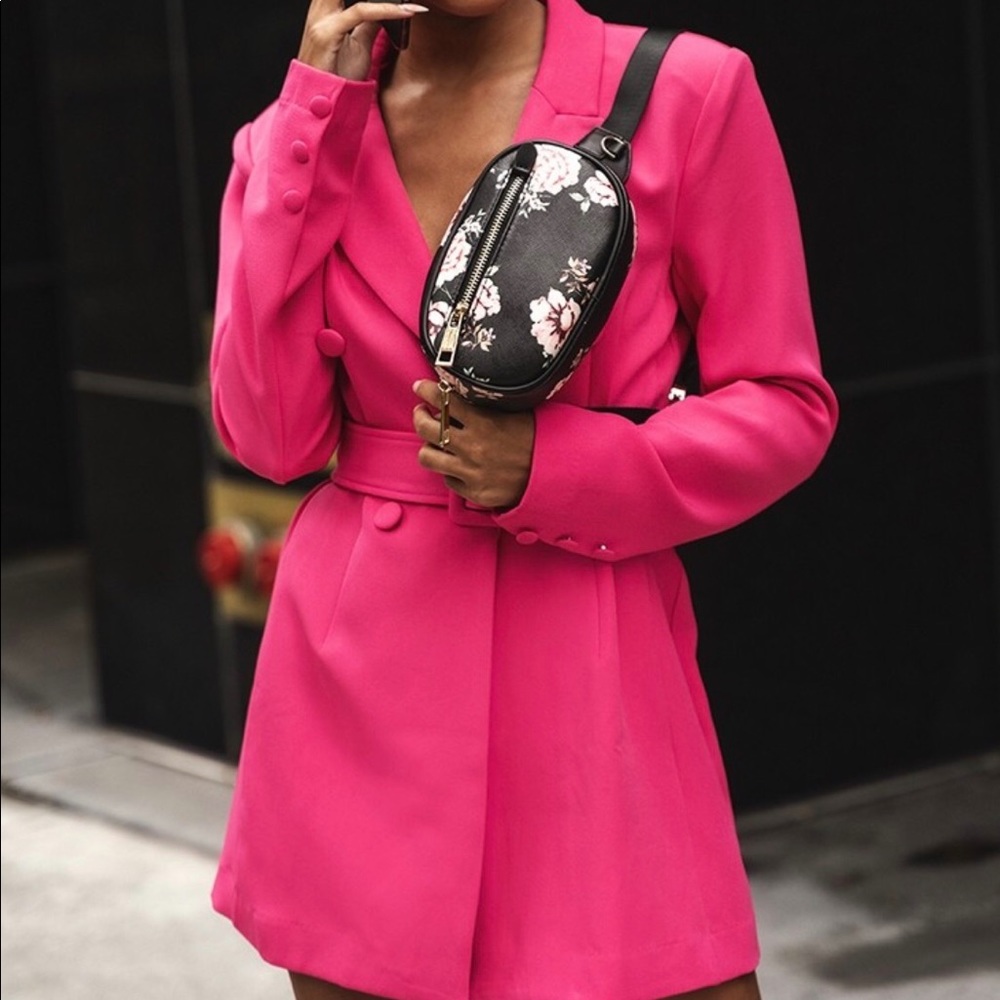 Akira: Pink Blazer Dress